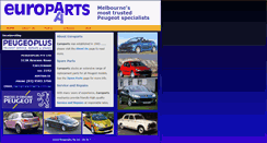 Desktop Screenshot of europarts.com.au